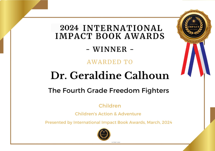 2024 International Impact Book Awards Certificate